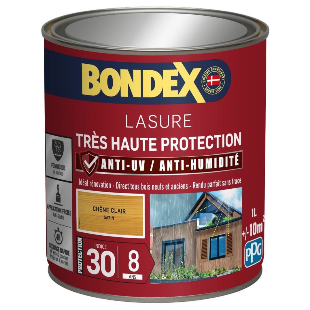 Bondex Lasure longue durée satin 8 ans